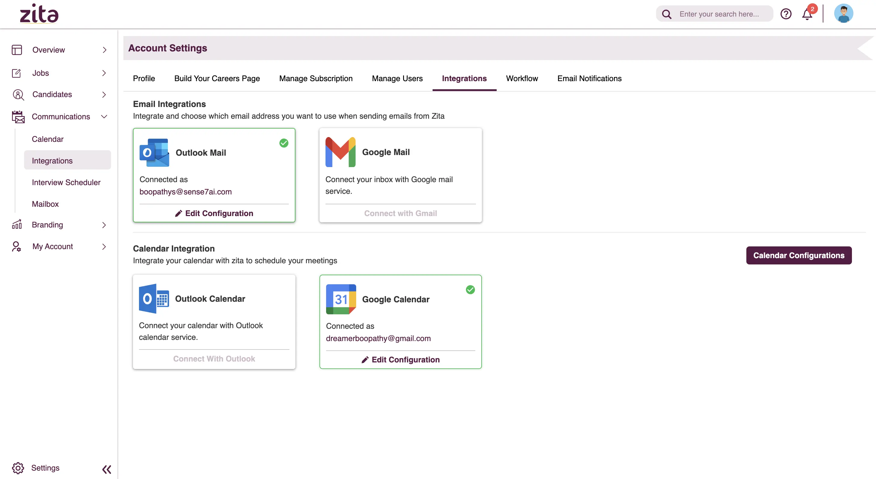 scheduling interviews can Sync with Your Calendar