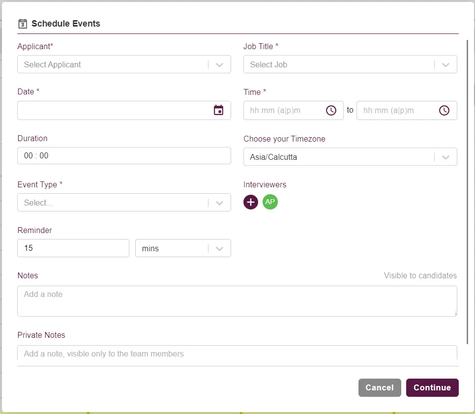 Revolutionary Interview Scheduler